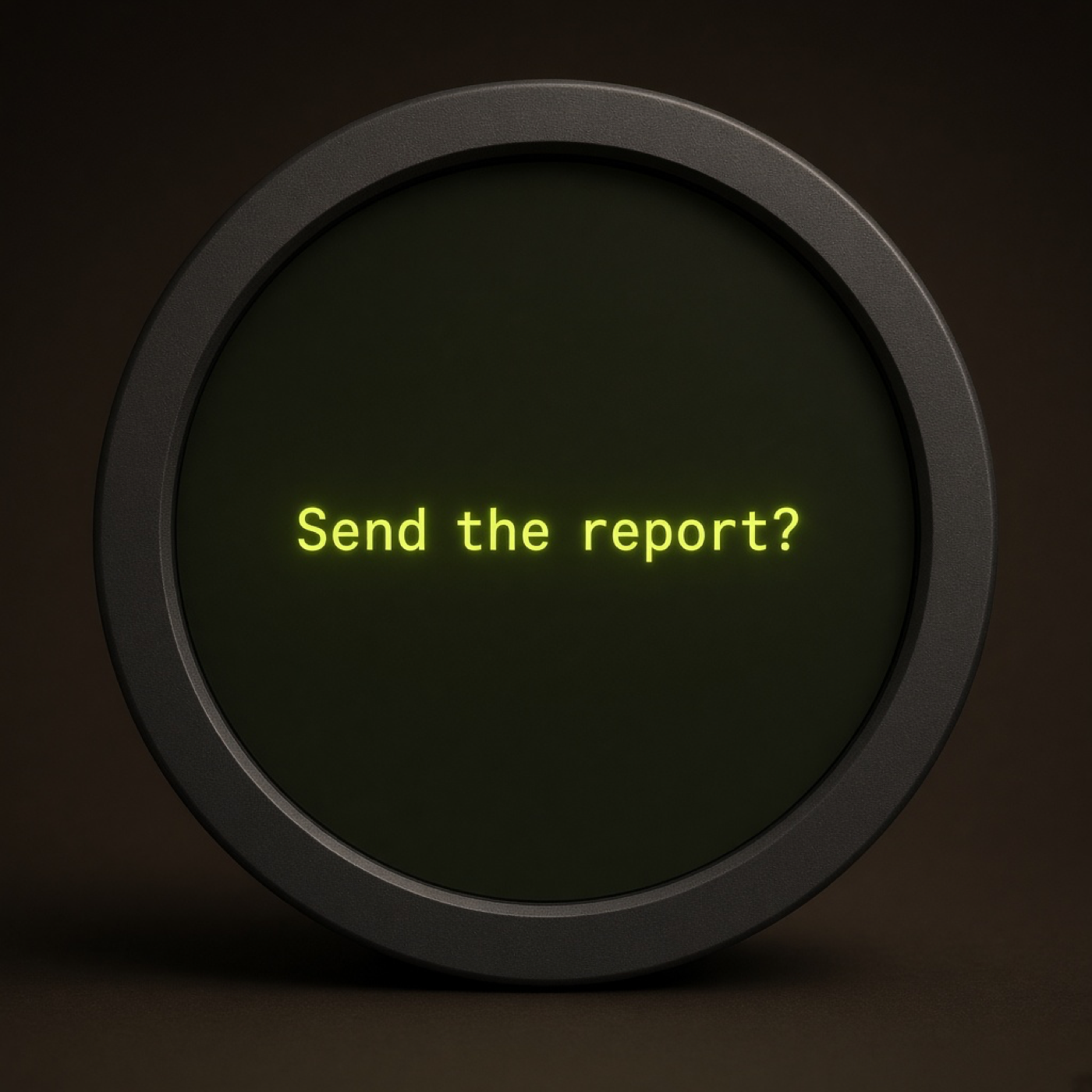 A yap screen asking a yes or no question
